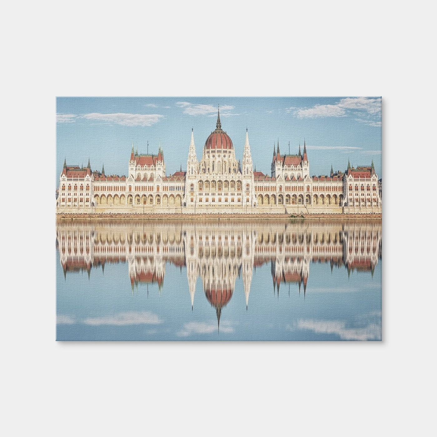 AUTO-MOCKUP WHITE | Hungarian Parliament Building | 1 Piece | Gallery Wrap Canvas | group=4x3
