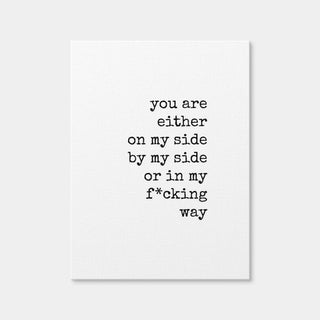 AUTO-MOCKUP WHITE | In My Way | 1 Piece | Gallery Wrap Canvas | group=3x4