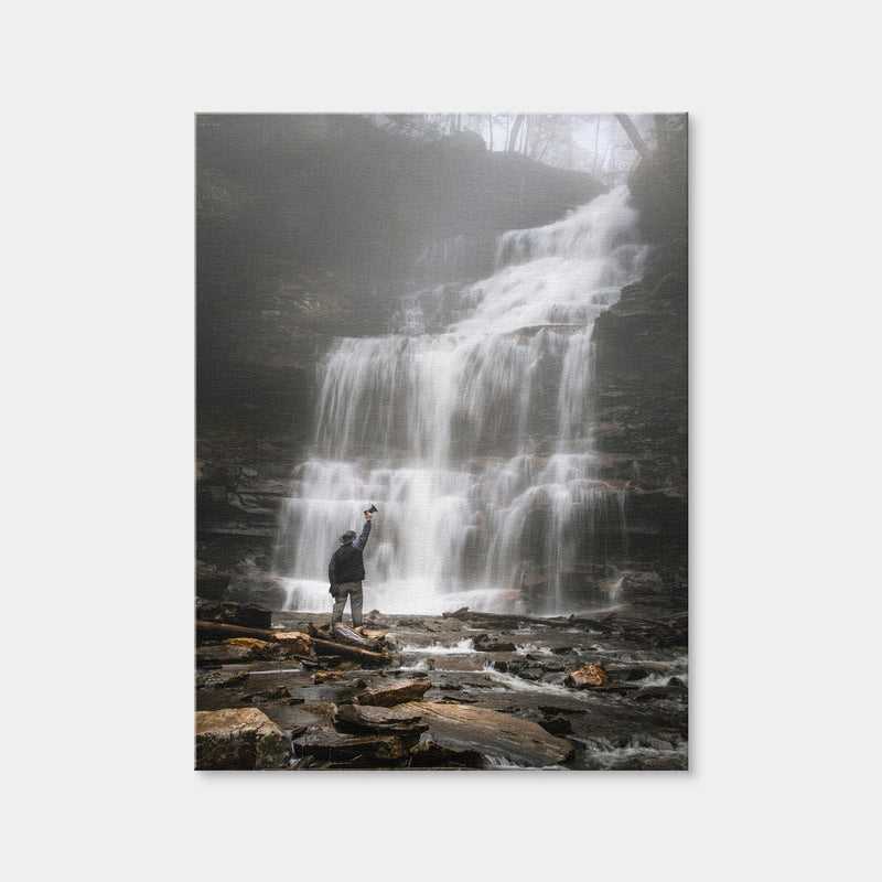 AUTO-MOCKUP WHITE | In To Perspective | 1 Piece | Gallery Wrap Canvas | group=3x4