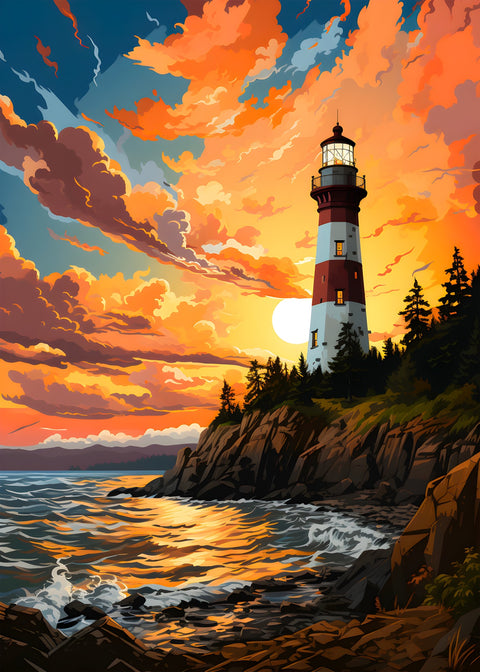 India - Kovalam Lighthouse Wall Art