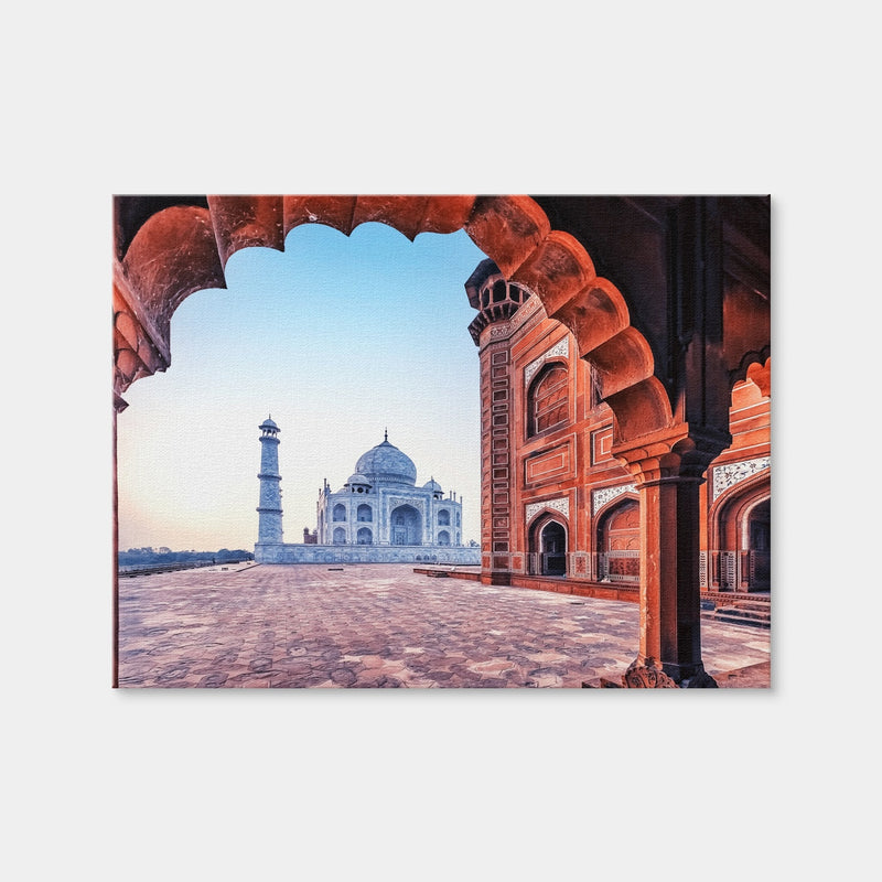 AUTO-MOCKUP WHITE | Indian Monument | 1 Piece | Gallery Wrap Canvas | group=4x3