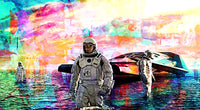 Interstellar Water Landing Wall Art