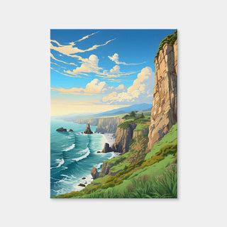 AUTO-MOCKUP WHITE | Ireland - Cliffs of Moher | 1 Piece | Gallery Wrap Canvas | group=3x4