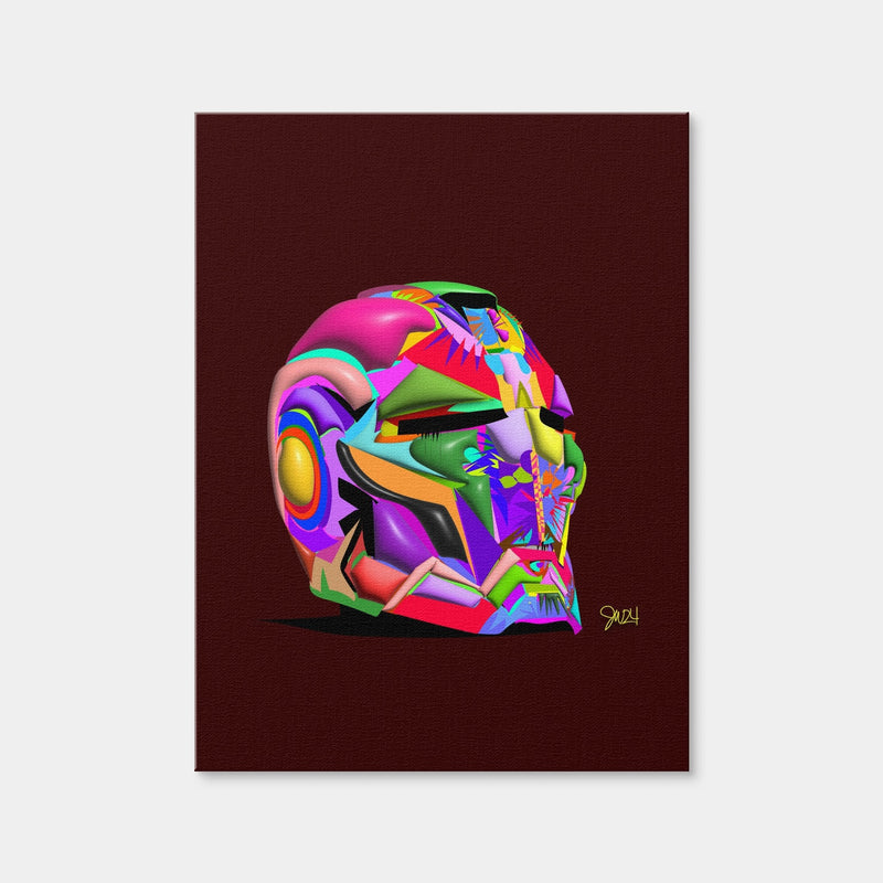 AUTO-MOCKUP WHITE | Iron Man Helmet | 1 Piece | Gallery Wrap Canvas | group=3x4