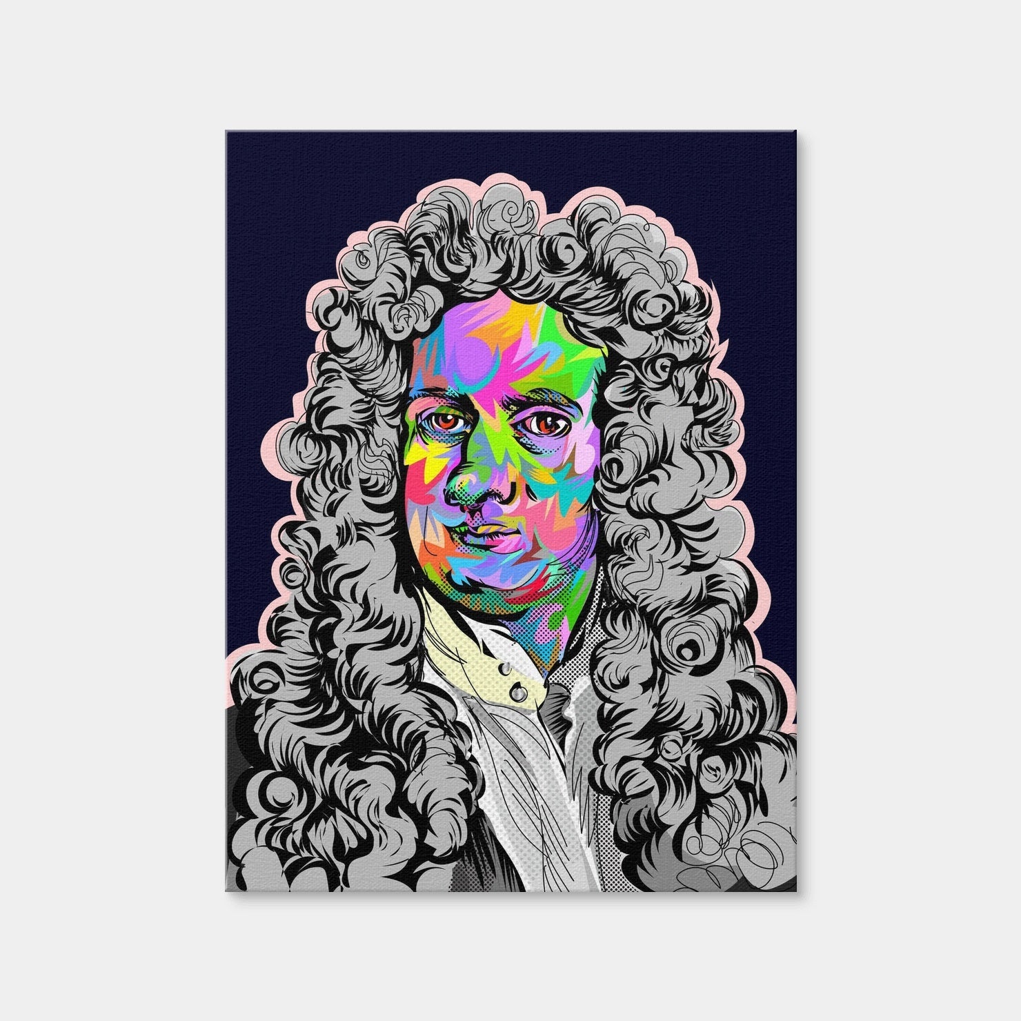 AUTO-MOCKUP WHITE | Isaac Newton | 1 Piece | Gallery Wrap Canvas | group=3x4