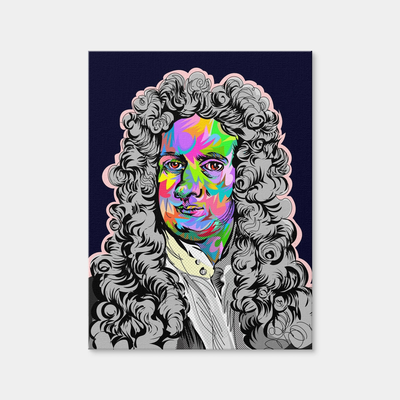 AUTO-MOCKUP WHITE | Isaac Newton | 1 Piece | Gallery Wrap Canvas | group=3x4