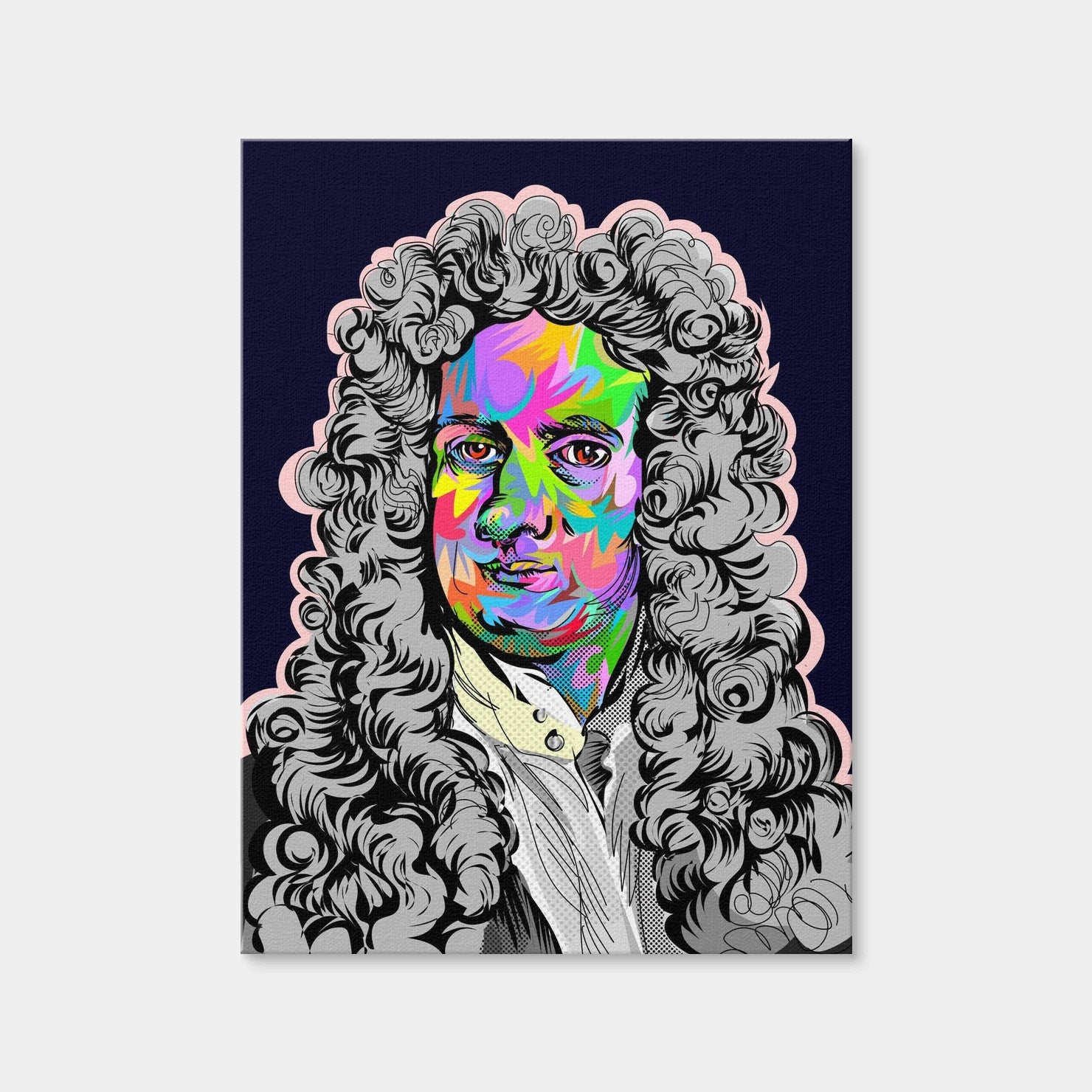 AUTO-MOCKUP WHITE | Isaac Newton | 1 Piece | Gallery Wrap Canvas | group=3x4