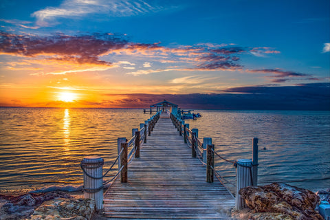 Islamorada Florida Keys Dock Pier Wall Art