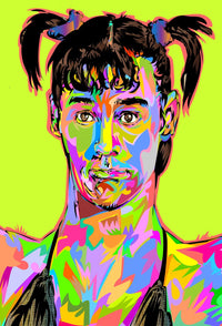 JIM CARREY DRAG Wall Art