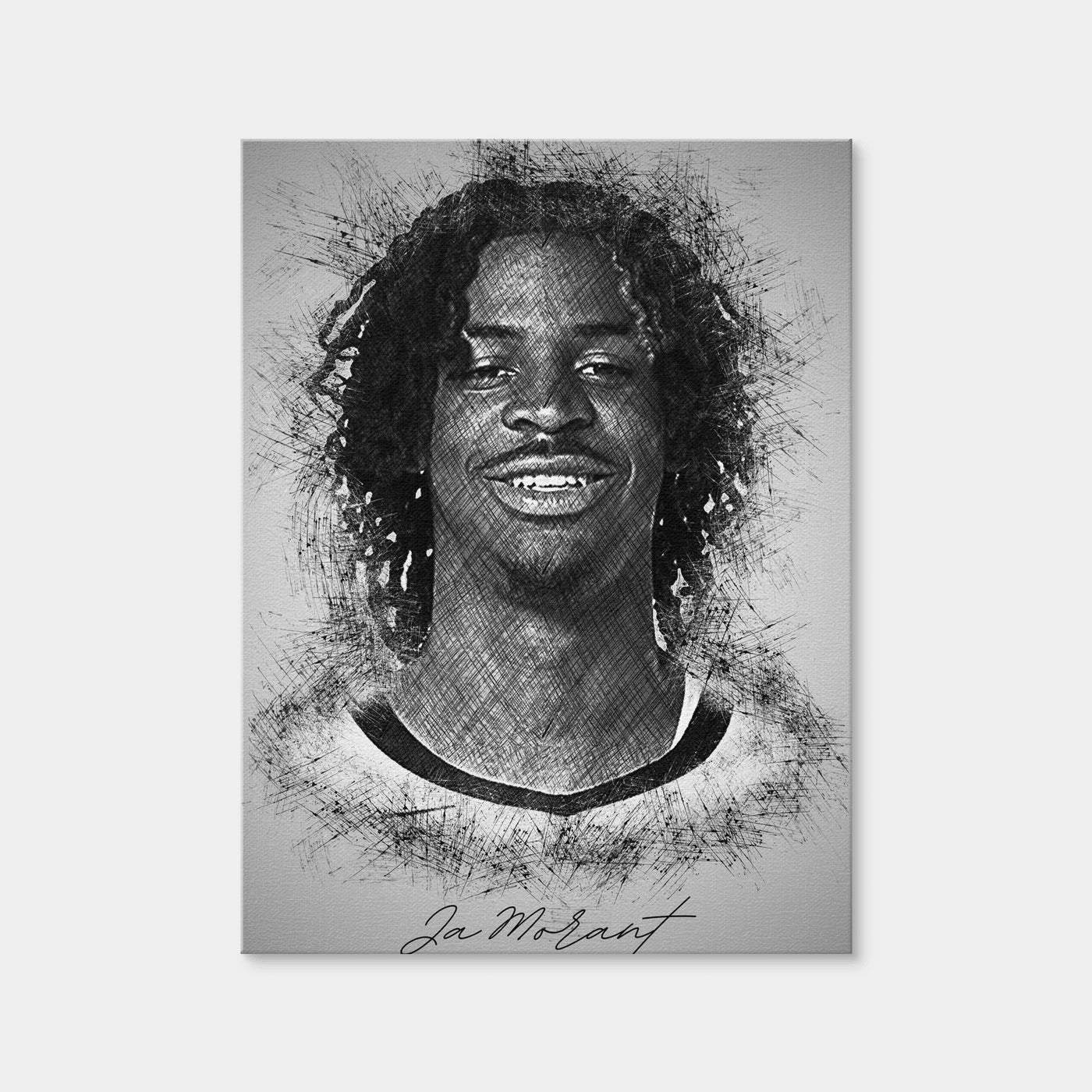 AUTO-MOCKUP WHITE | Ja Morant | 1 Piece | Gallery Wrap Canvas | group=3x4
