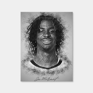 AUTO-MOCKUP WHITE | Ja Morant | 1 Piece | Gallery Wrap Canvas | group=3x4