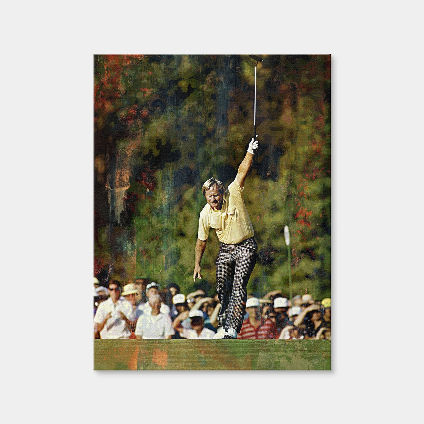 AUTO-MOCKUP WHITE | Jack Nicklaus 17th Hole Birdie | 1 Piece | Gallery Wrap Canvas | group=3x4