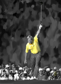 Jack Nicklaus Yellow Wall Art