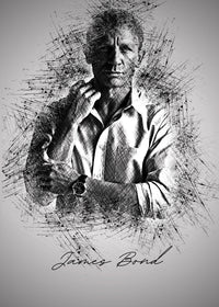 James Bond Sleeves Wall Art