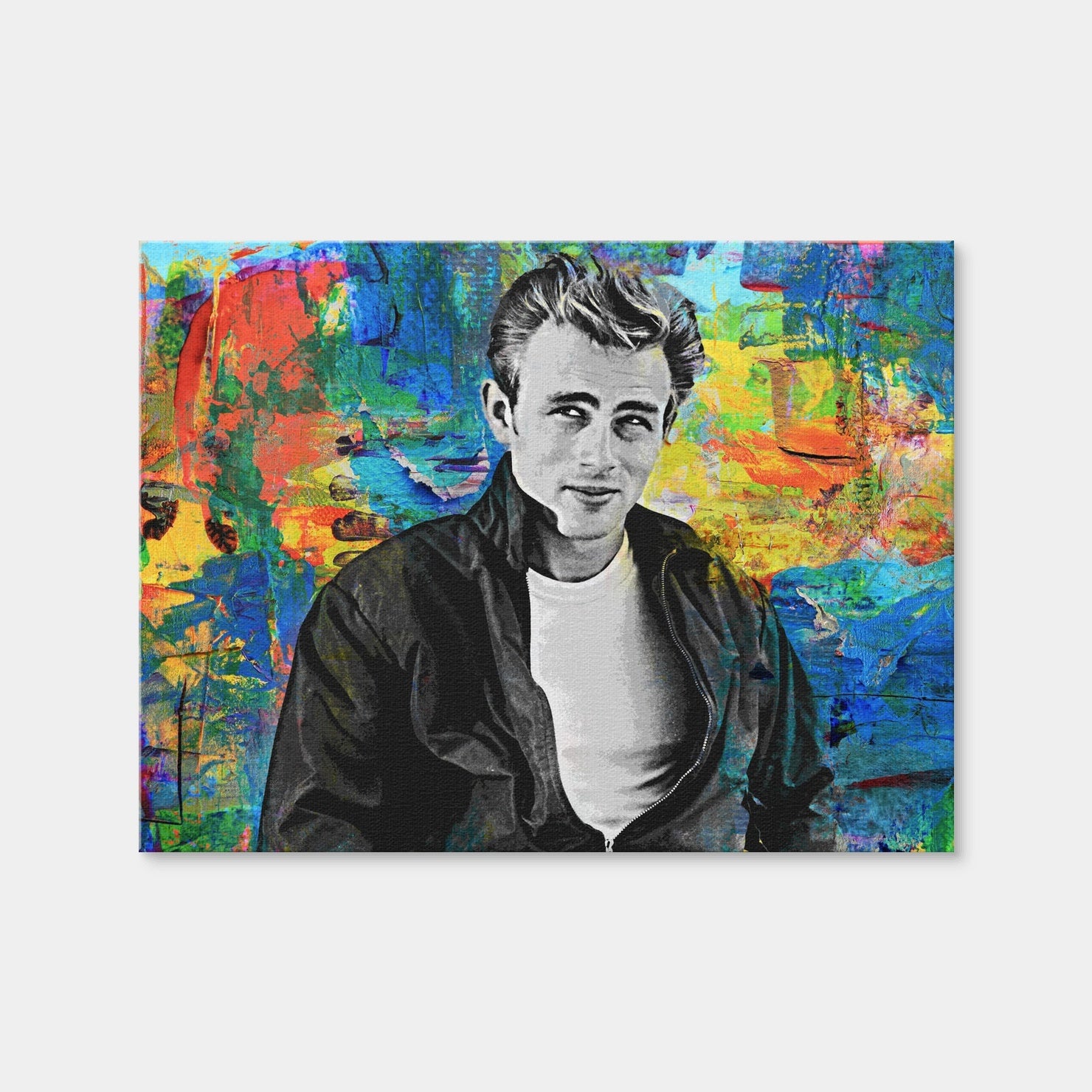 AUTO-MOCKUP WHITE | James Dean | 1 Piece | Gallery Wrap Canvas | group=4x3
