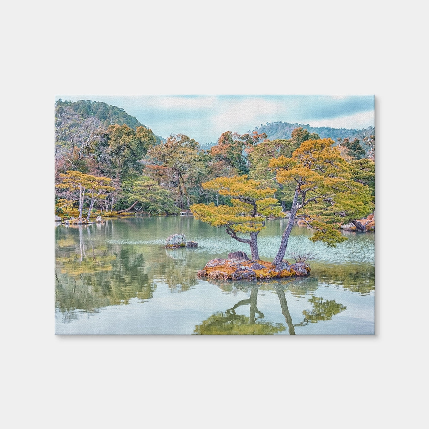 AUTO-MOCKUP WHITE | Japanese Garden | 1 Piece | Gallery Wrap Canvas | group=4x3