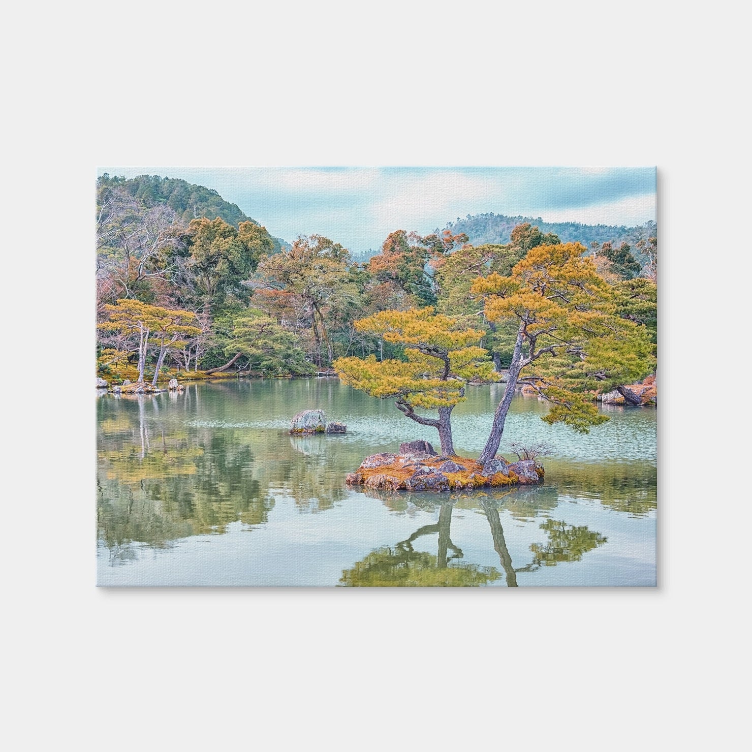AUTO-MOCKUP WHITE | Japanese Garden | 1 Piece | Gallery Wrap Canvas | group=4x3