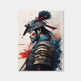AUTO-MOCKUP WHITE | Japanese Samurai Paint | 1 Piece | Gallery Wrap Canvas | group=3x4
