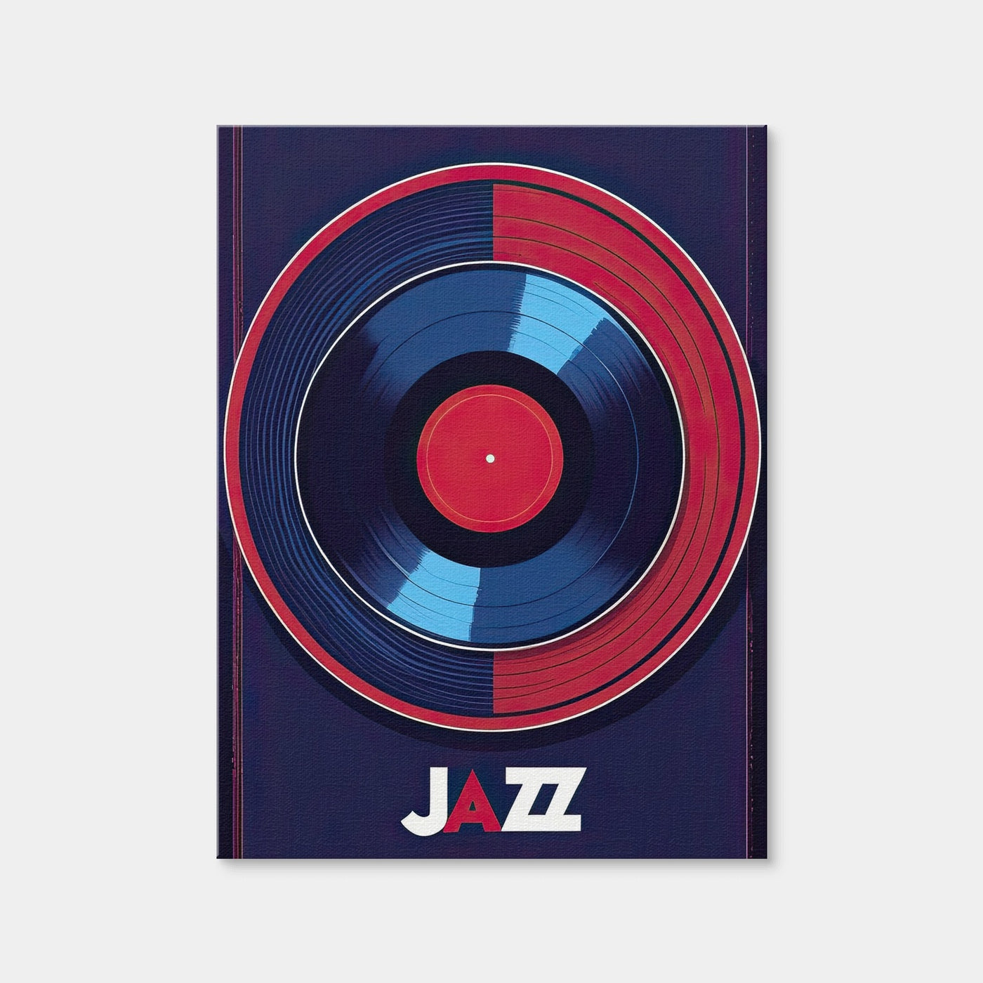AUTO-MOCKUP WHITE | Jazz Record | 1 Piece | Gallery Wrap Canvas | group=3x4