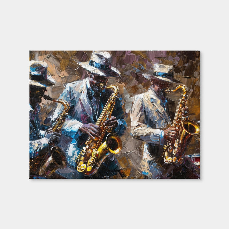 AUTO-MOCKUP WHITE | Jazz Band | 1 Piece | Gallery Wrap Canvas | group=4x3