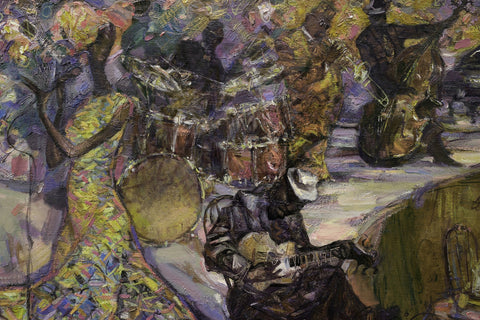 Jazzin' into the night Wall Art