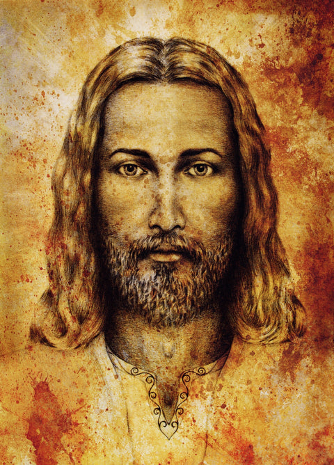 Jesus Sketch Drawing Wall Art