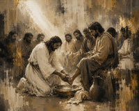 Jesus Washing the Disciples' Wall Art