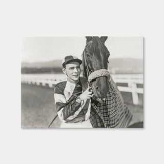 AUTO-MOCKUP WHITE | Jockey & Horse | 1 Piece | Gallery Wrap Canvas | group=4x3