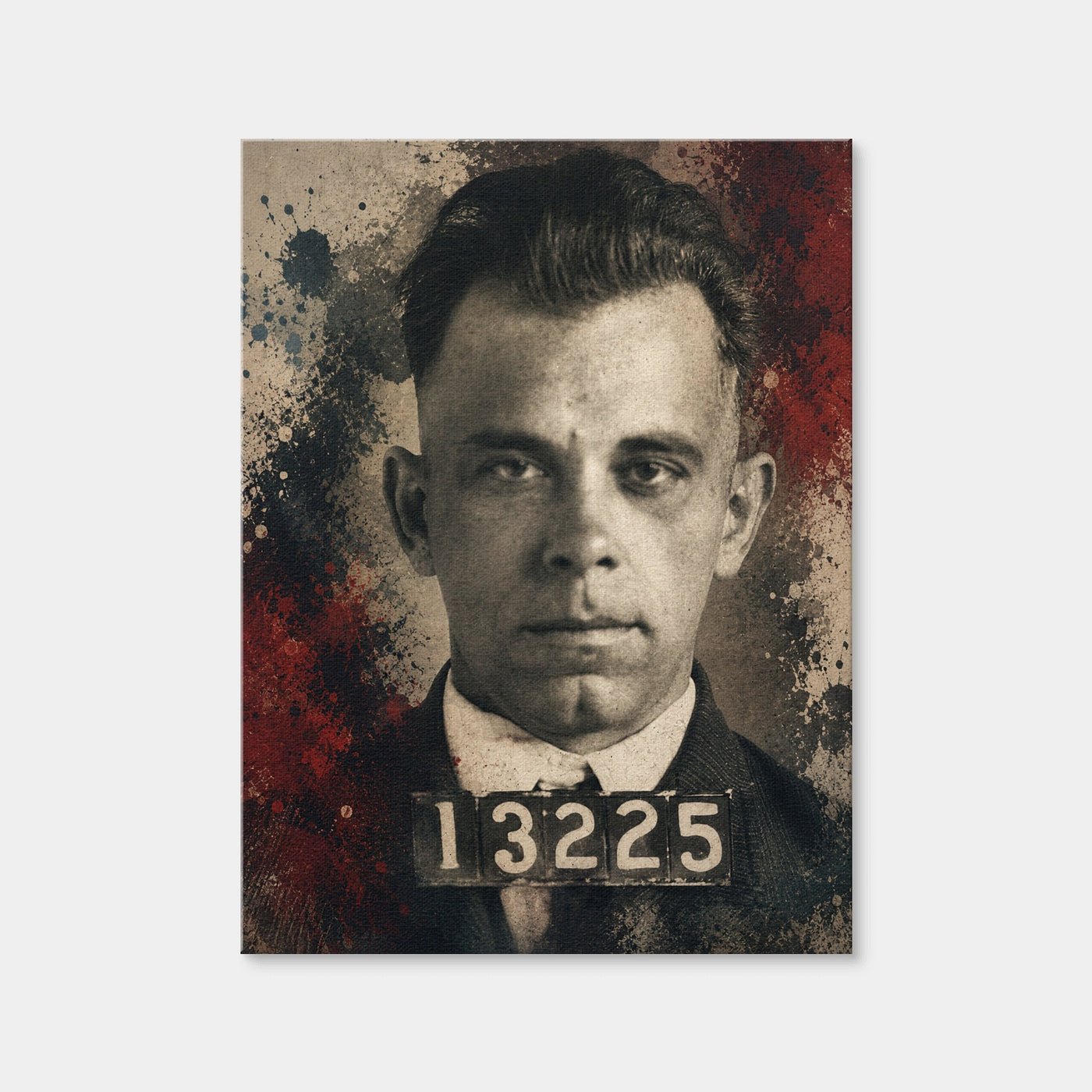 AUTO-MOCKUP WHITE | John Dillinger | 1 Piece | Gallery Wrap Canvas | group=3x4