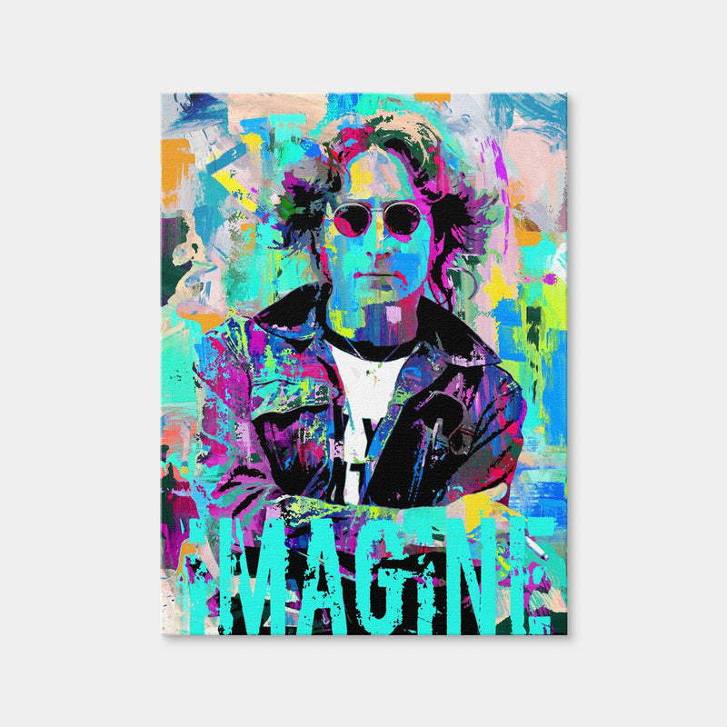 AUTO-MOCKUP WHITE | John Lennon Imagine | 1 Piece | Gallery Wrap Canvas | group=3x4
