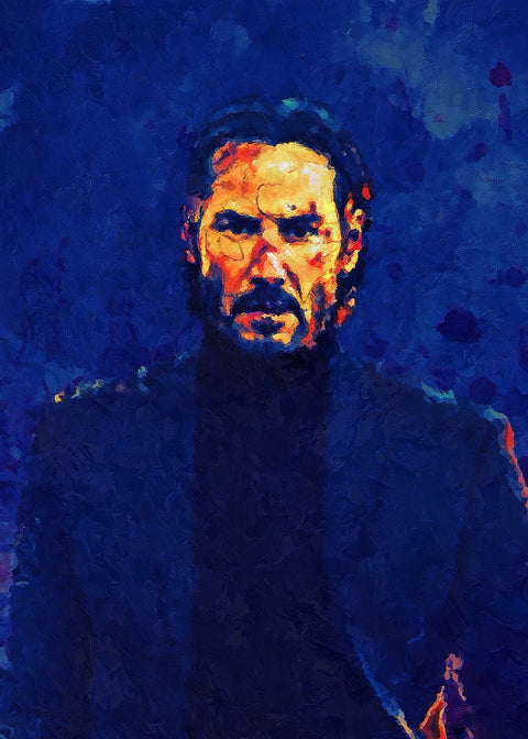 John Wick Painting Wall Art