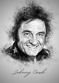 Johnny Cash Wall Art