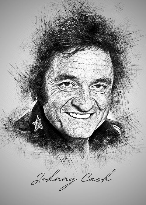 Johnny Cash Wall Art