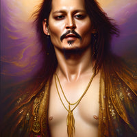Johnny Depp Sexy Wall Art