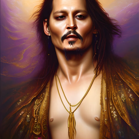 Johnny Depp Sexy Wall Art