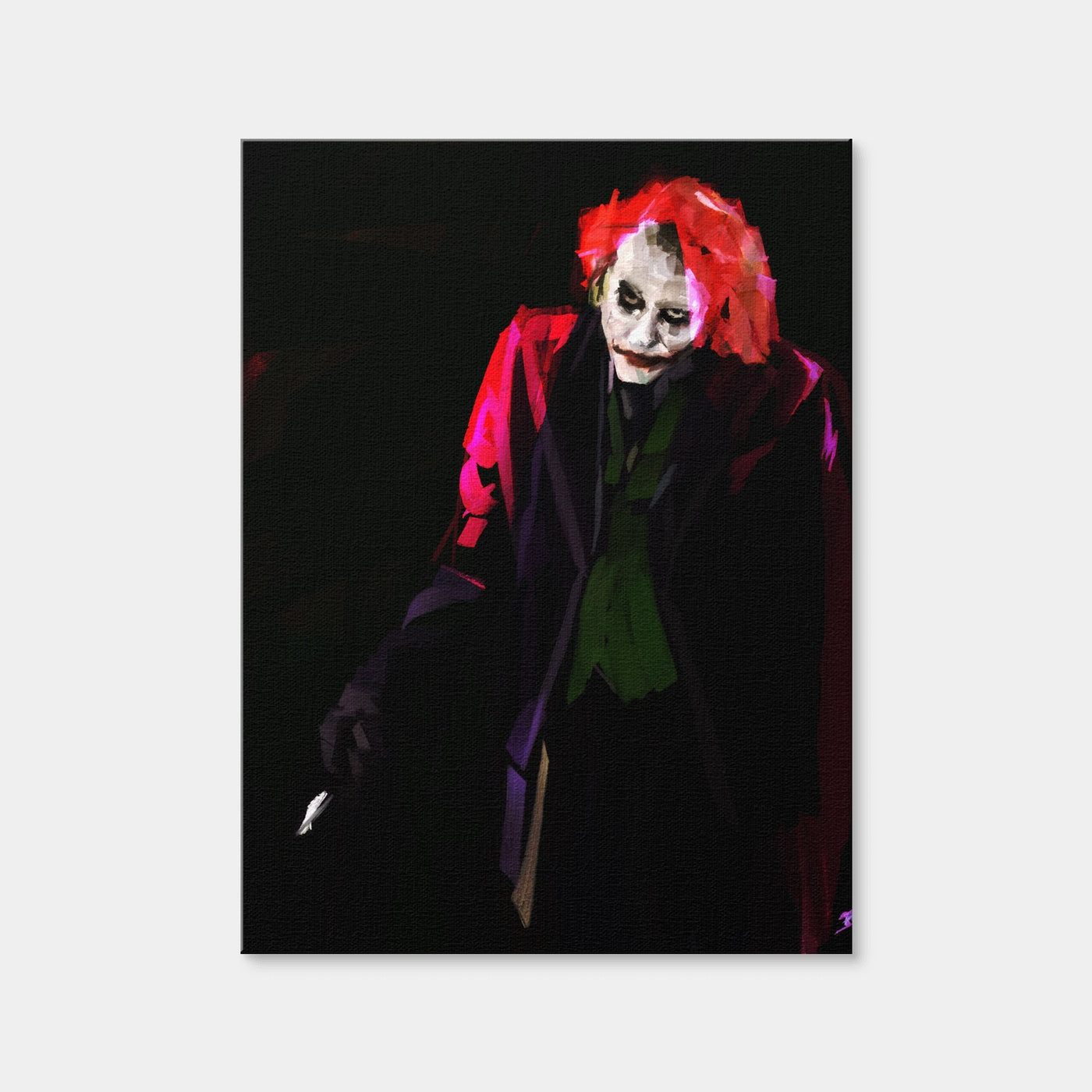 AUTO-MOCKUP WHITE | Joker Shrug | 1 Piece | Gallery Wrap Canvas | group=3x4
