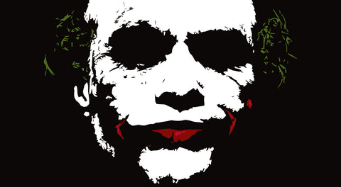 Joker Splatter Wall Art