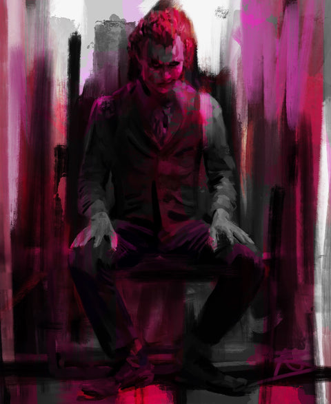 Joker purple Wall Art