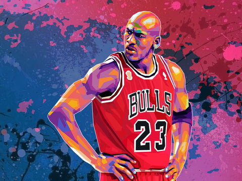 Jordan Splatter Wall Art