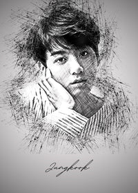 Jungkook Wall Art