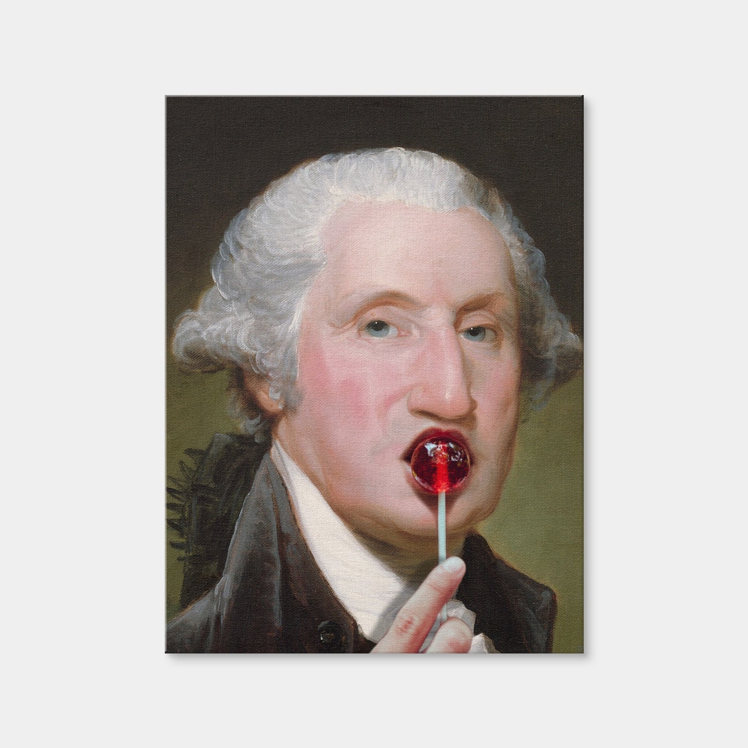 AUTO-MOCKUP WHITE | Just George with No Filter | 1 Piece | Gallery Wrap Canvas | group=3x4