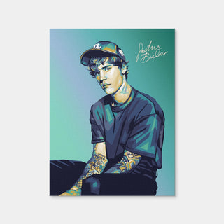 AUTO-MOCKUP WHITE | Justin Wearing A Cap | 1 Piece | Gallery Wrap Canvas | group=3x4