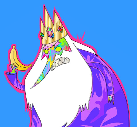 KING Banana Wall Art