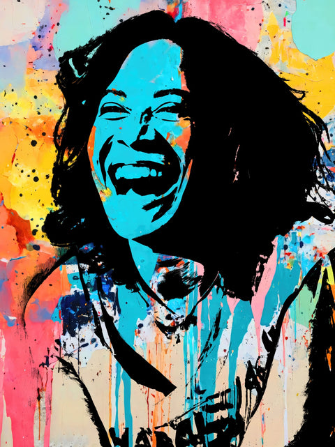 Kamala Laughing Wall Art