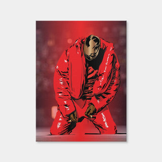 AUTO-MOCKUP WHITE | Kanye Red | 1 Piece | Gallery Wrap Canvas | group=3x4