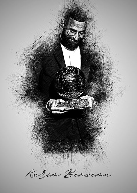 Karim Benzema Wall Art