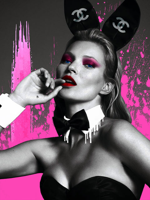 Kate Moss Chanel Wall Art