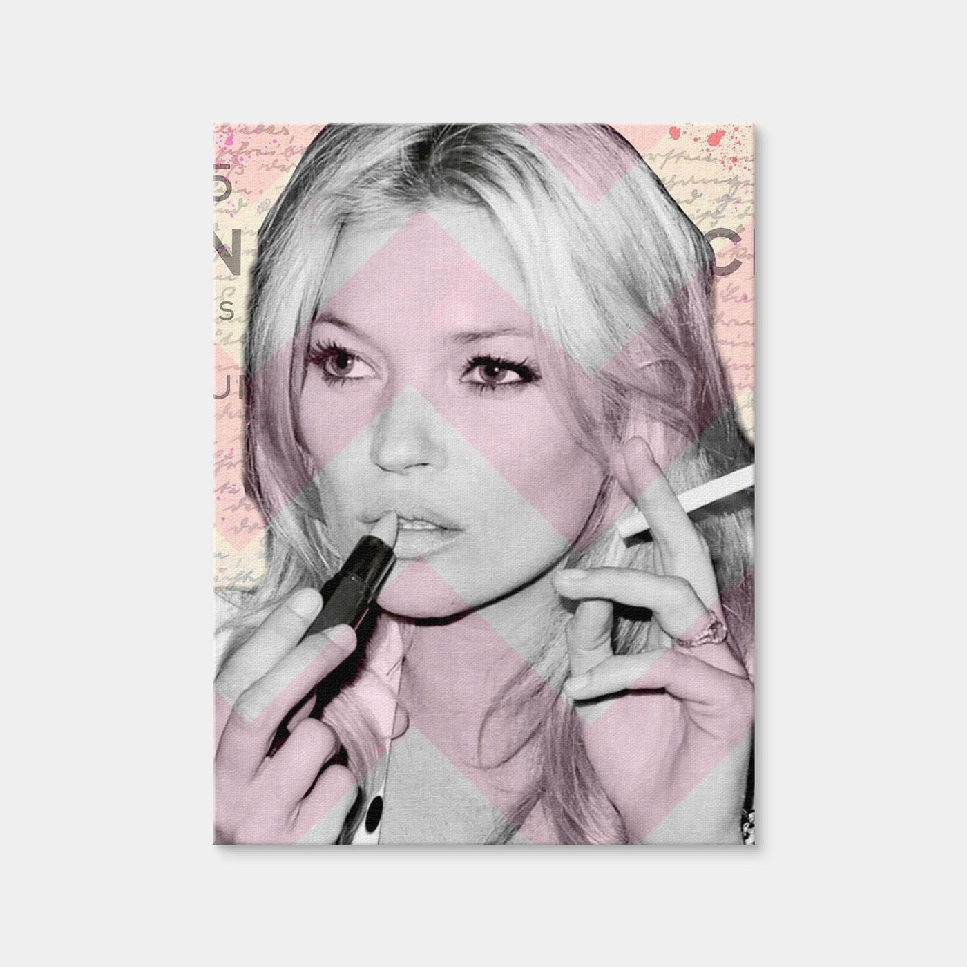 AUTO-MOCKUP WHITE | Kate Moss | 1 Piece | Gallery Wrap Canvas | group=3x4