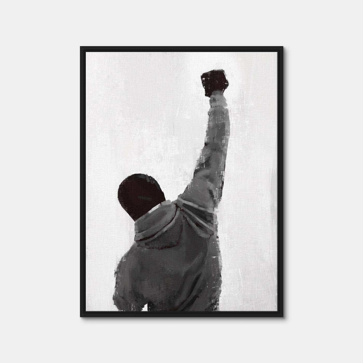 AUTO-MOCKUP WHITE | Keep Punching | 1 Piece | Black Framed Canvas | group=3x4