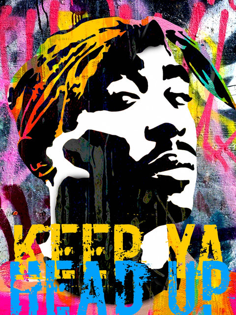 Keep Ya Head Up Wall Art